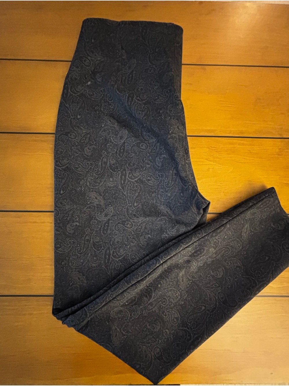 NYDJ Black Paisley Dress Pants
